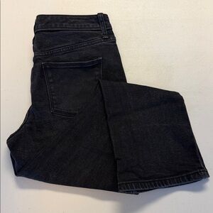 Universal Threads High Rise Kick Boot Crop Black Jeans